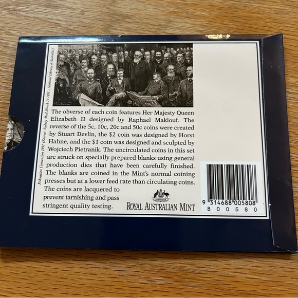 Royal Australian Mint 1996 - Uncirculated Coin Set - Sir Henry Parkes - Picture 4 of 11